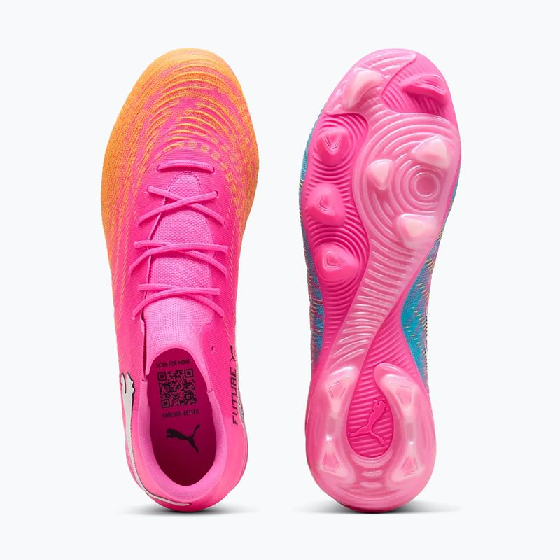 Fußballschuhe PUMA Future 9 Match Fusion FG/AG poison pink/puma white/sun stream/bright aqua/puma black 4