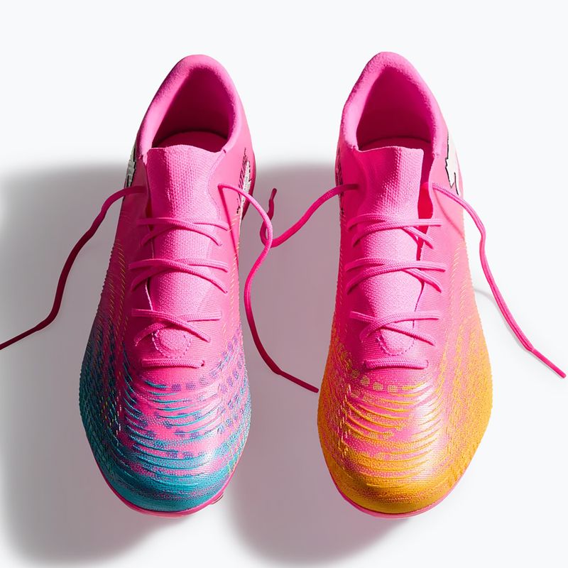 Fußballschuhe PUMA Future 9 Match Fusion FG/AG poison pink/puma white/sun stream/bright aqua/puma black 5