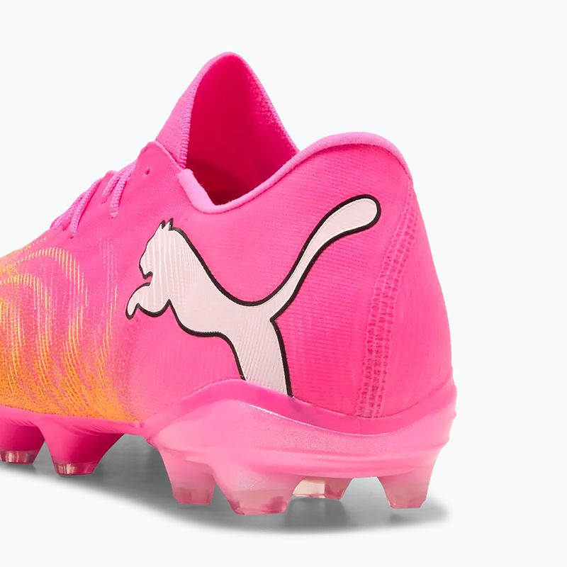 Fußballschuhe PUMA Future 9 Match Fusion FG/AG poison pink/puma white/sun stream/bright aqua/puma black 6