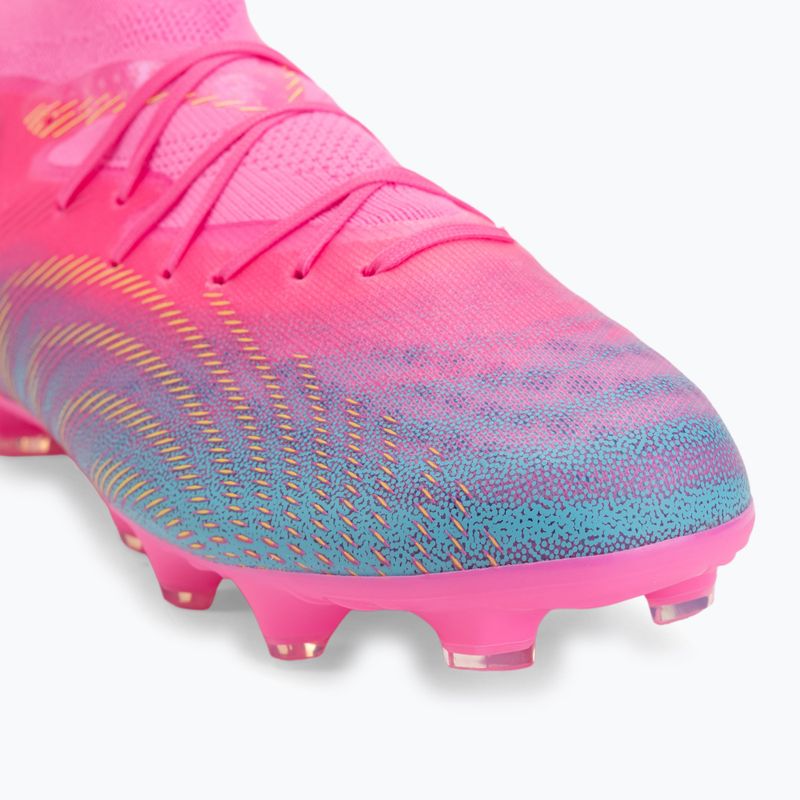 Kinder Fußballschuhe PUMA Future 9 Pro FG/AG Jr poison pink/puma wht/sun stream/bright aqua/puma blk 7
