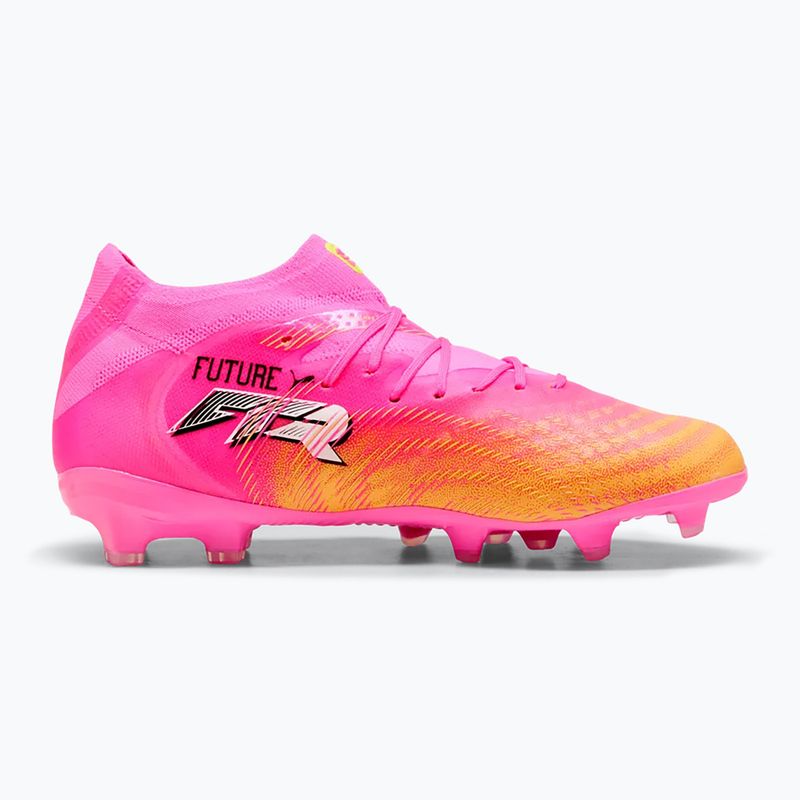Kinder Fußballschuhe PUMA Future 9 Pro FG/AG Jr poison pink/puma wht/sun stream/bright aqua/puma blk 2