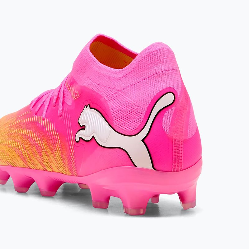 Kinder Fußballschuhe PUMA Future 9 Pro FG/AG Jr poison pink/puma wht/sun stream/bright aqua/puma blk 7