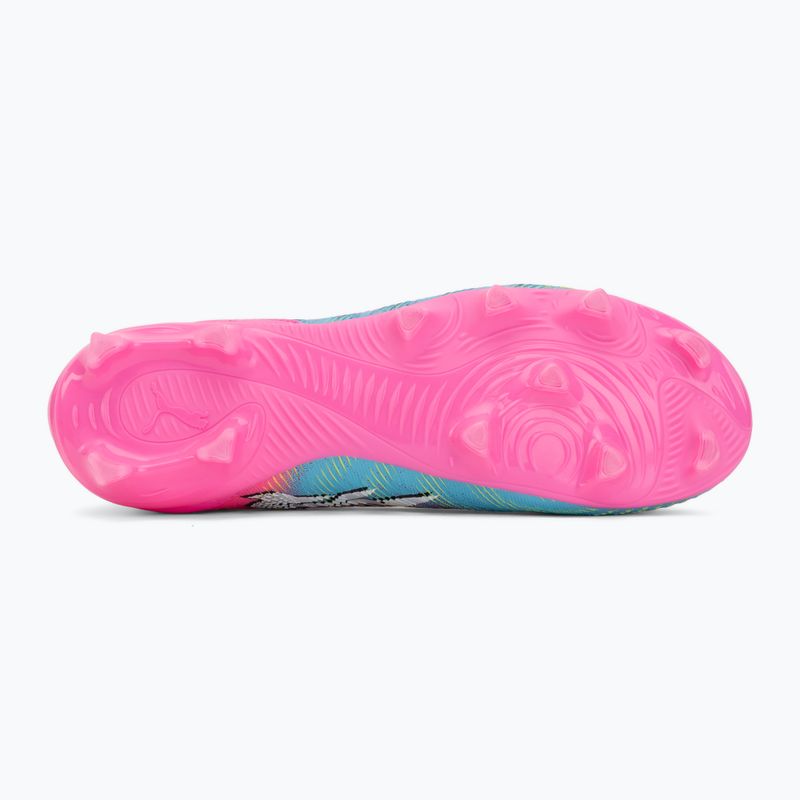 Kinder Fußballschuhe PUMA Future 9 Match LL FG/AG Jr poison pink/puma white/sun stream/bright aqua/puma black 4