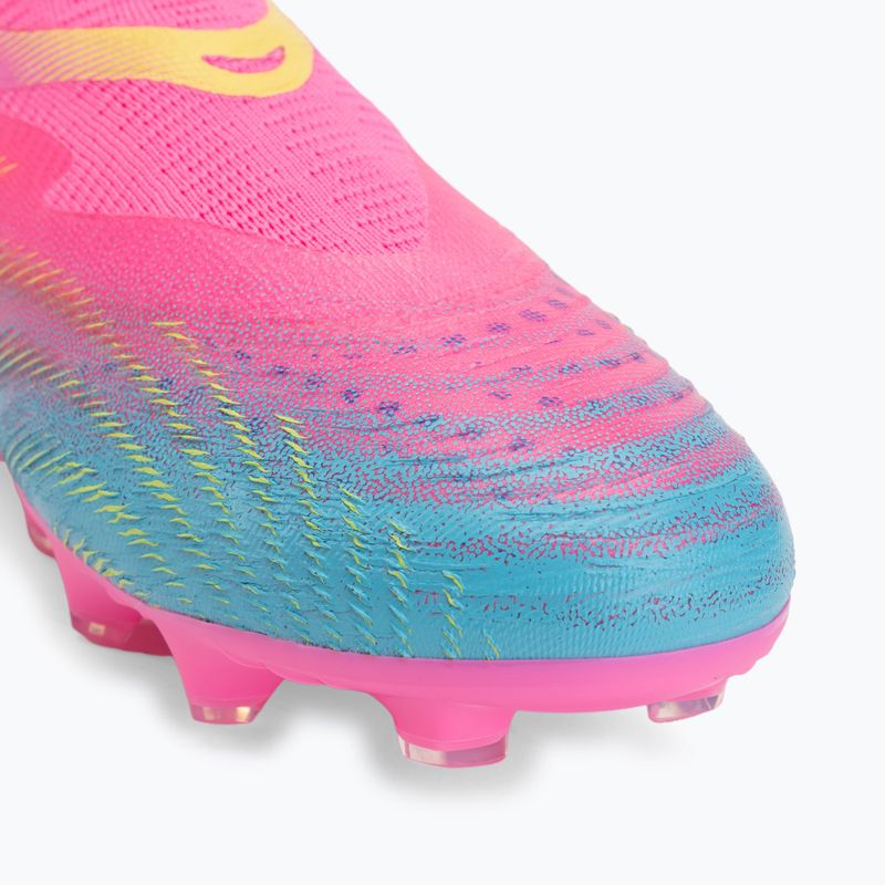 Kinder Fußballschuhe PUMA Future 9 Match LL FG/AG Jr poison pink/puma white/sun stream/bright aqua/puma black 7