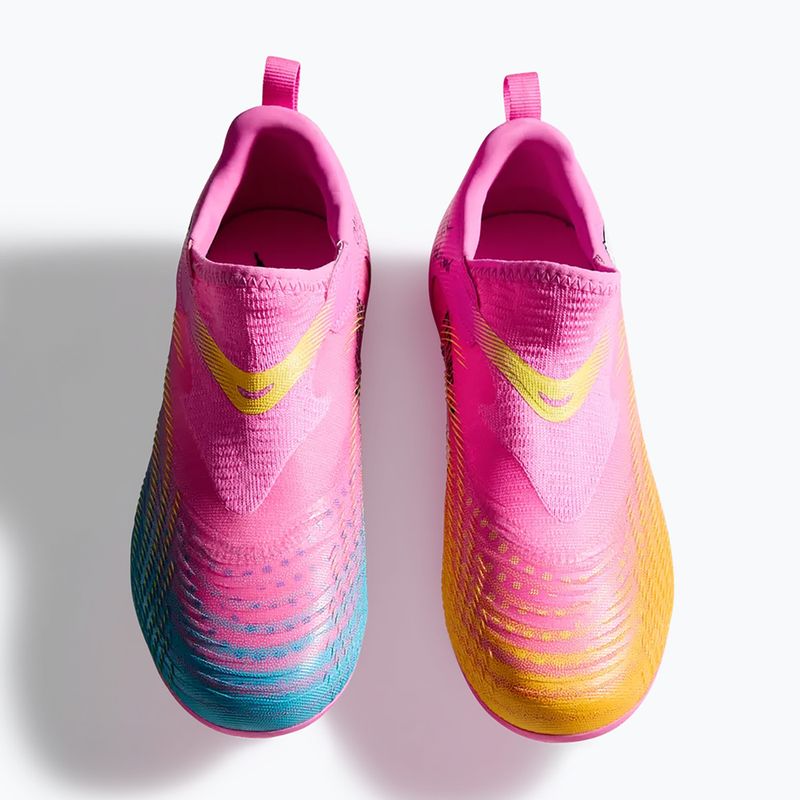 Kinder Fußballschuhe PUMA Future 9 Match LL FG/AG Jr poison pink/puma white/sun stream/bright aqua/puma black 5