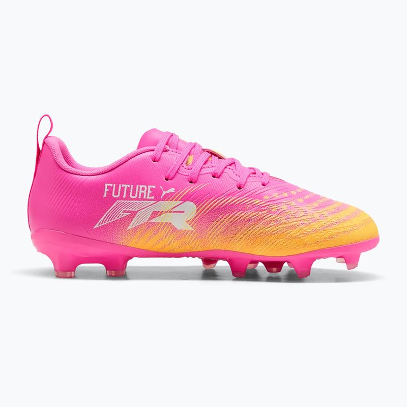 Kinder Fußballschuhe PUMA Future 9 Play FG/AG Jr poison pink/puma white/sun stream/bright aqua/puma black 2
