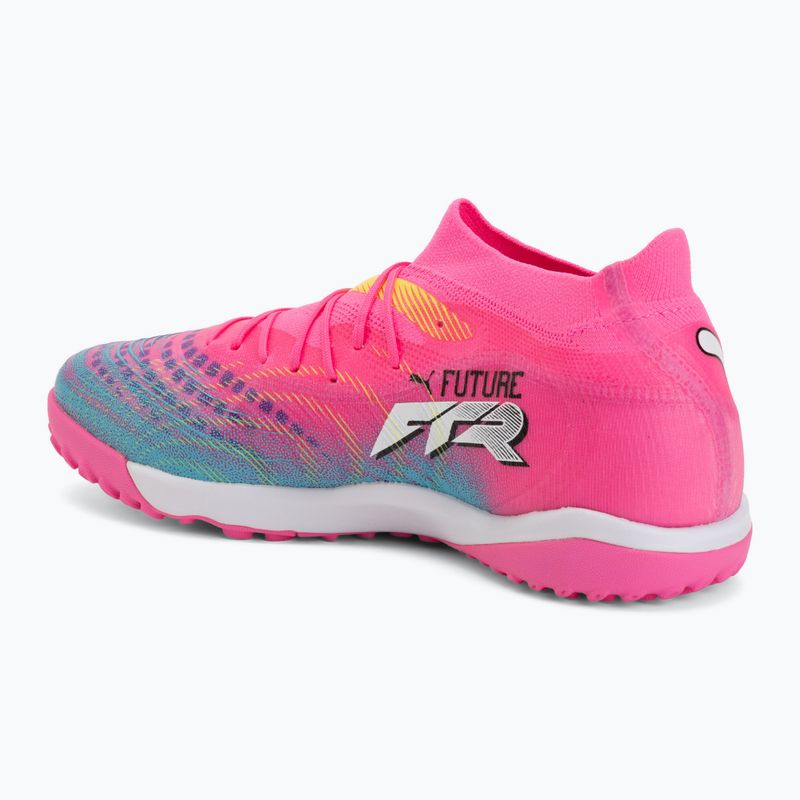 Fußballschuhe PUMA Future 9 Match TT poison pink/puma white/sun stream/bright aqua/puma black 3