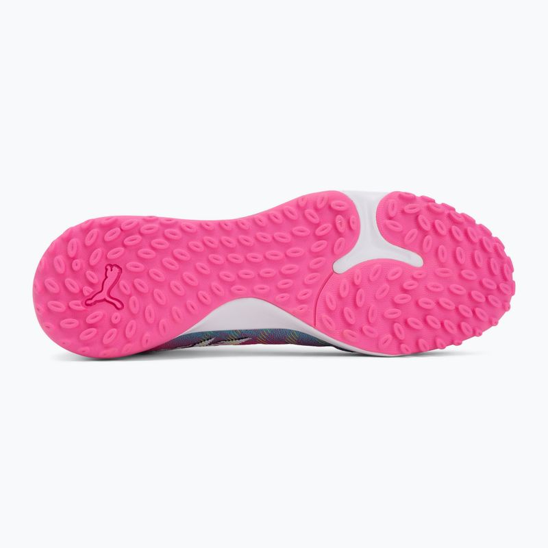 Fußballschuhe PUMA Future 9 Match TT poison pink/puma white/sun stream/bright aqua/puma black 4