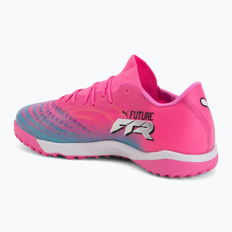 Fußballschuhe PUMA Future 9 Match Fusion TT poison pink/puma white/sun stream/bright aqua/puma black 3