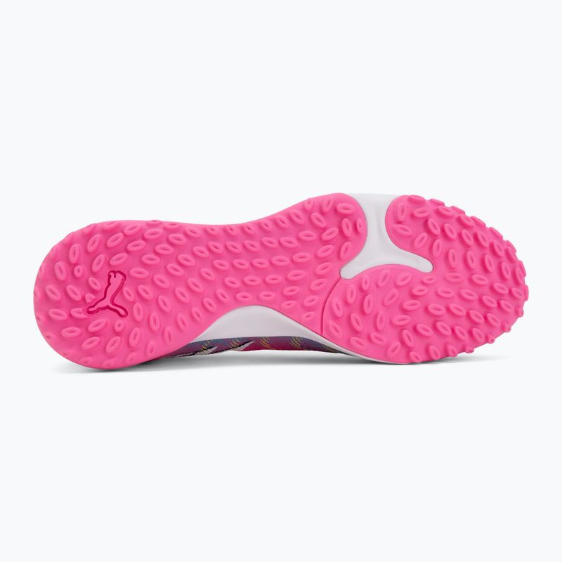 Fußballschuhe PUMA Future 9 Match Fusion TT poison pink/puma white/sun stream/bright aqua/puma black 4