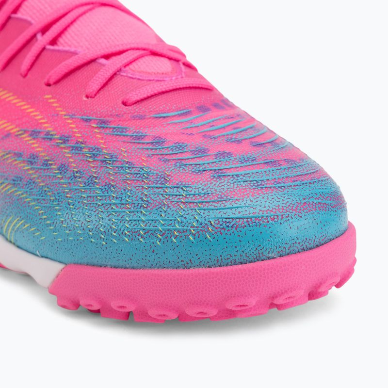 Fußballschuhe PUMA Future 9 Match Fusion TT poison pink/puma white/sun stream/bright aqua/puma black 7
