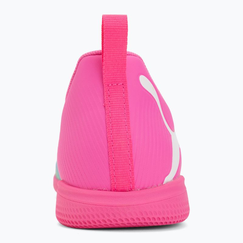Kinder Fußballschuhe PUMA Future 9 Play IT Jr poison pink/puma white/sun stream/bright aqua/puma black 6