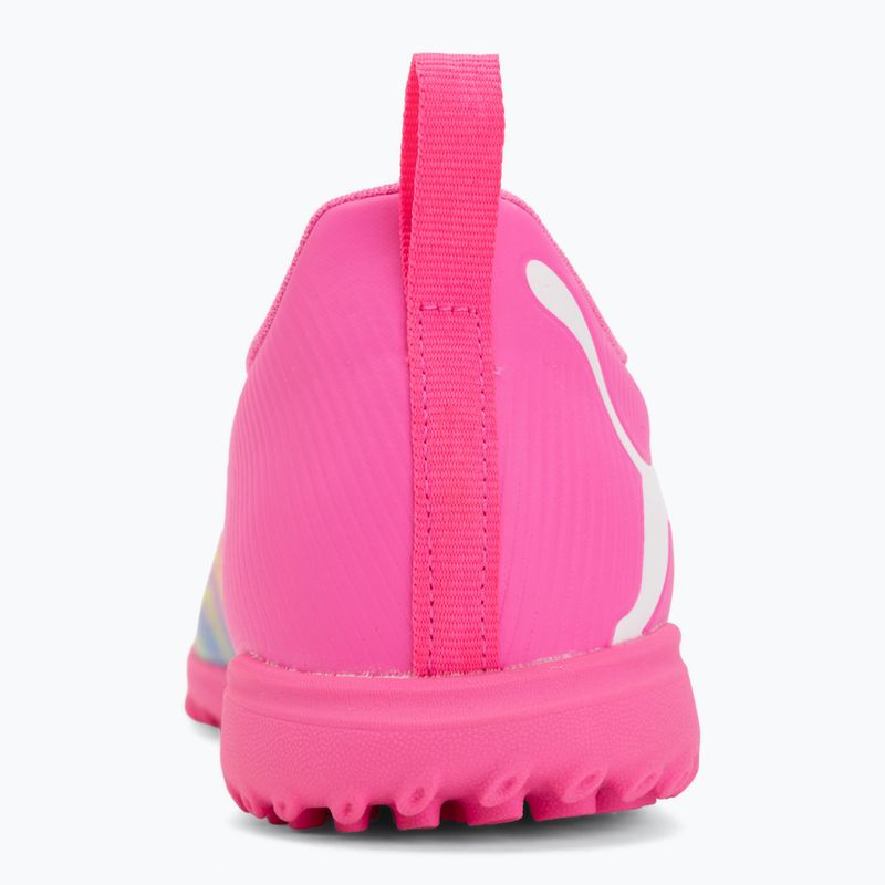 Kinder Fußballschuhe PUMA Future 9 Play TT poison pink/puma white/sun stream/bright aqua/puma black 6