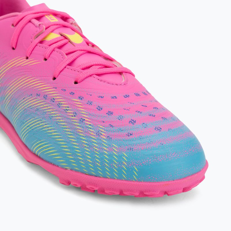 Kinder Fußballschuhe PUMA Future 9 Play TT poison pink/puma white/sun stream/bright aqua/puma black 7