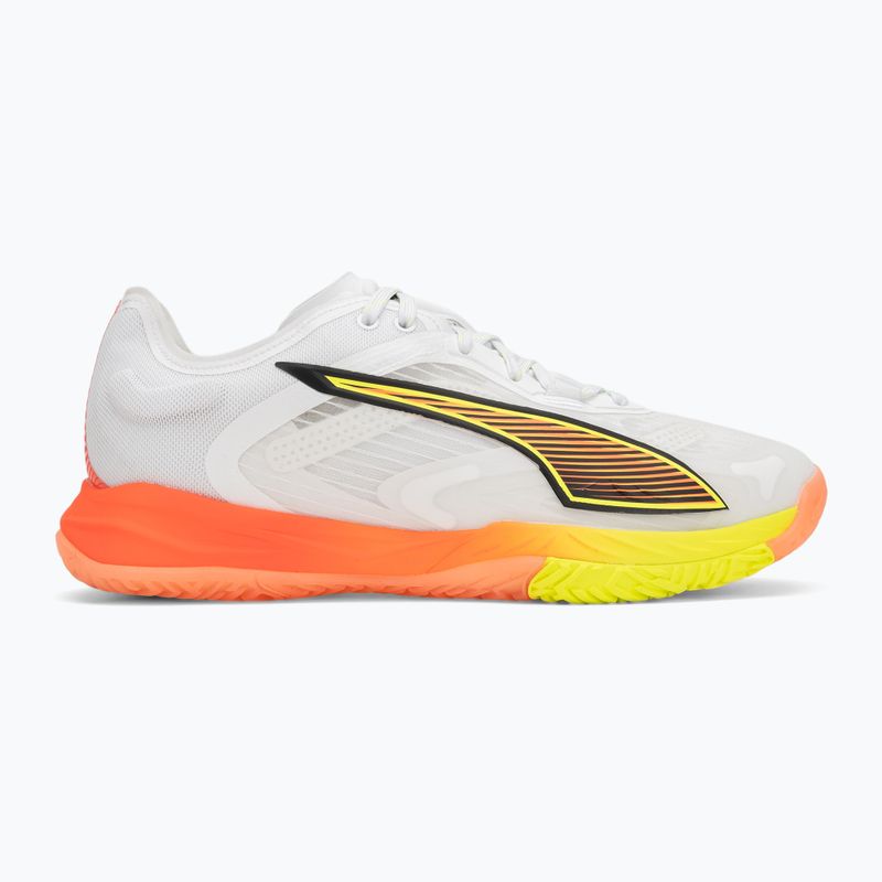 Handballschuhe PUMA Accelerate Nitro SQD 4 Game On puma white/glowing red/ultra blue 2