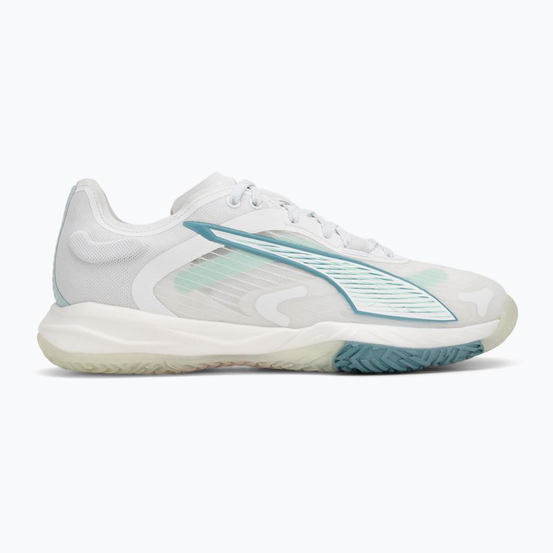Damen-Handballschuhe PUMA Accelerate Nitro SQD 4 Game On puma white/baltic sea blue/fresh water 2