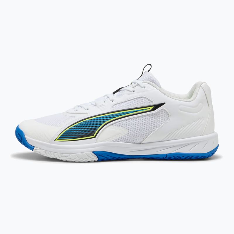 Handballschuhe PUMA Accelerate Turbo 4 Game On puma white/glowing red/ultra blue 8