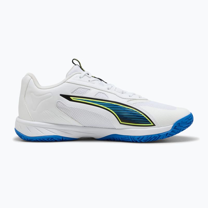 Handballschuhe PUMA Accelerate Turbo 4 Game On puma white/glowing red/ultra blue 9