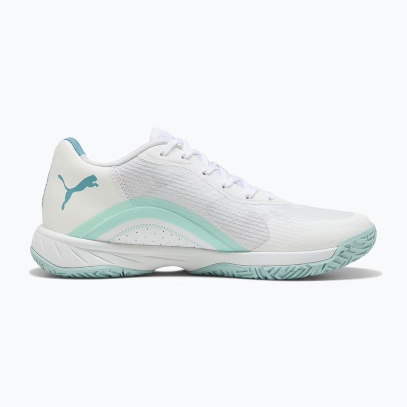 Handballschuhe PUMA Accelerate Pro 4 Game On puma white/baltic sea blue/fresh water 2