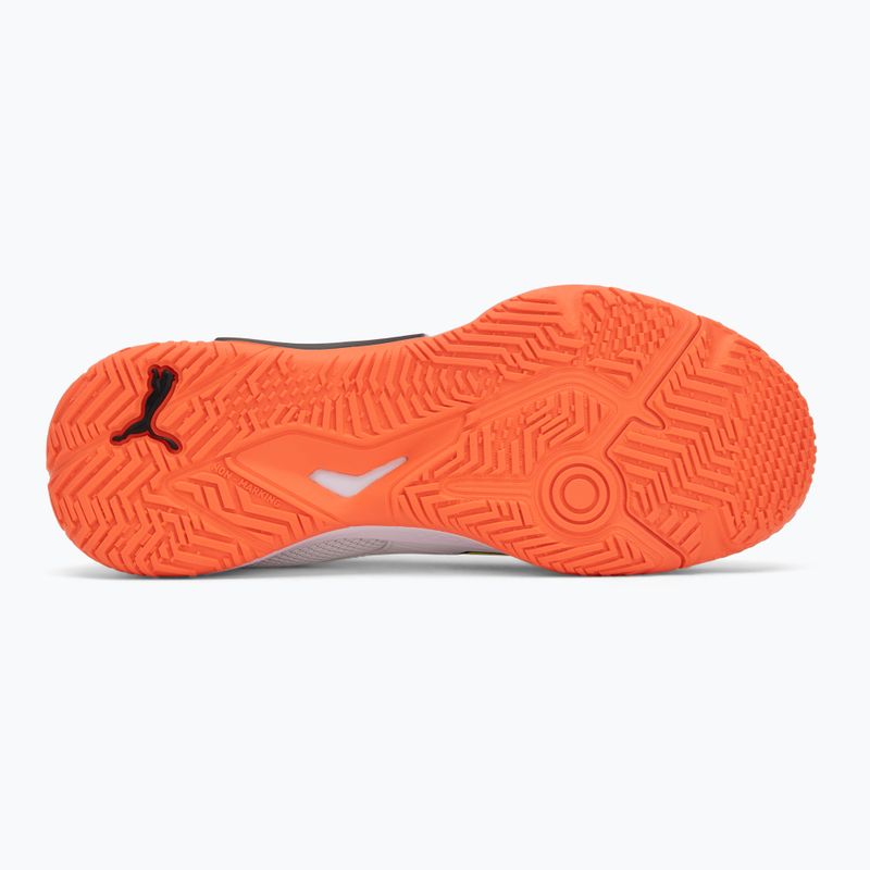 Kinder-Handballschuhe PUMA Accelerate 4 Game On Jr puma white/glowing red/ultra blue 4