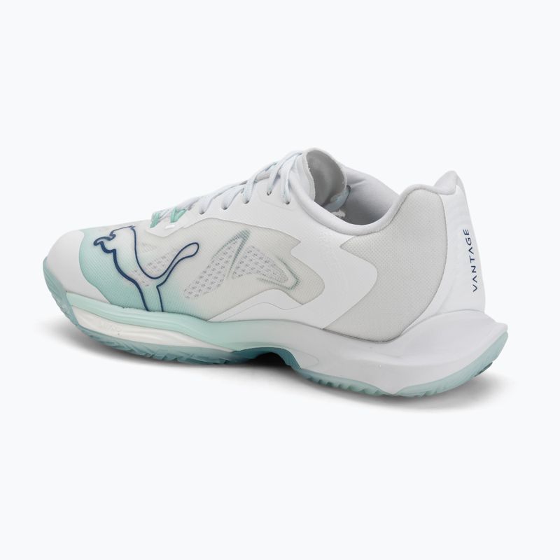 Damen Handballschuhe PUMA Vantage Nitro Game On Puma White/Baltic Blue/Fresh Water 3