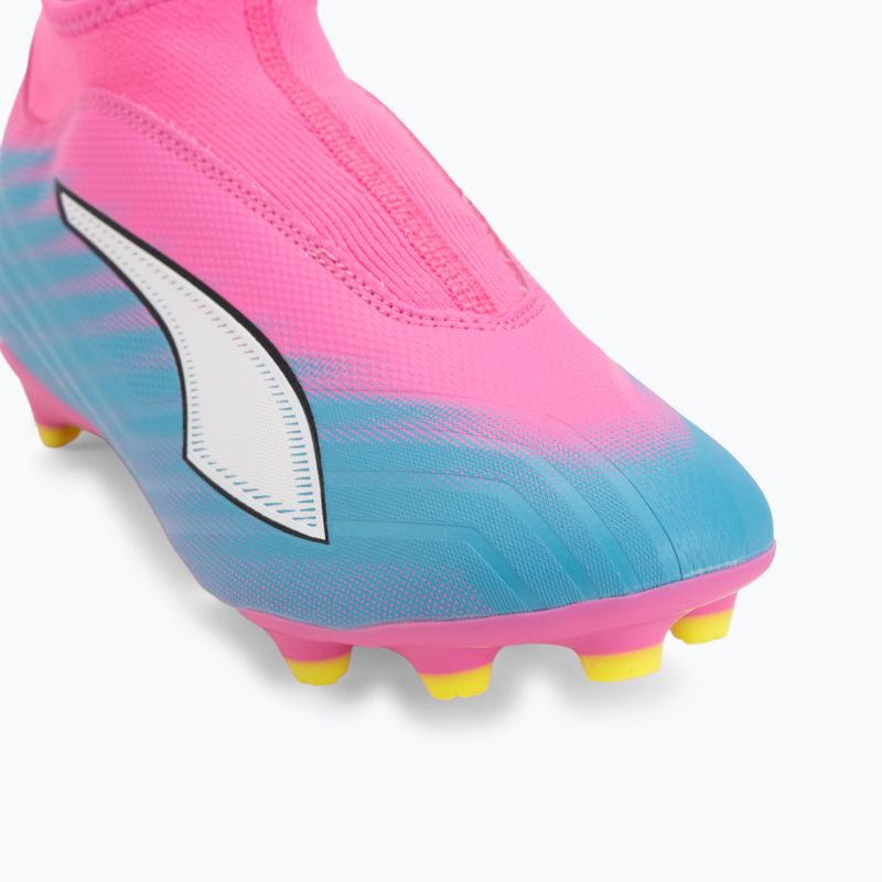 Kinder Fußballschuhe PUMA Ultra 6 Match+ LL FG/AG Jr poison pink/puma white/sun stream/bright aqua/puma black 7