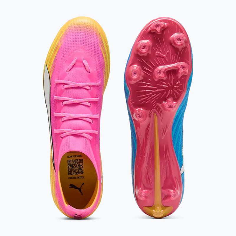 Fußballschuhe PUMA Ultra 6 Pro FG/AG poison pink/puma white/sunstream/bright aqua/puma black 5