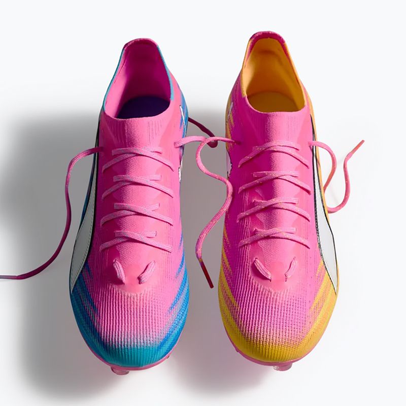 Fußballschuhe PUMA Ultra 6 Pro FG/AG poison pink/puma white/sunstream/bright aqua/puma black 6