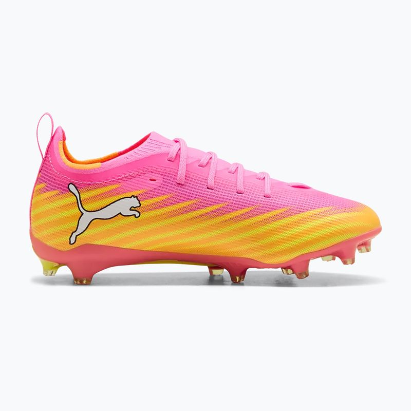 Kinder Fußballschuhe PUMA Ultra 6 Pro Jr FG/AG poison pink/puma white/sunstream/bright aqua/puma black 2