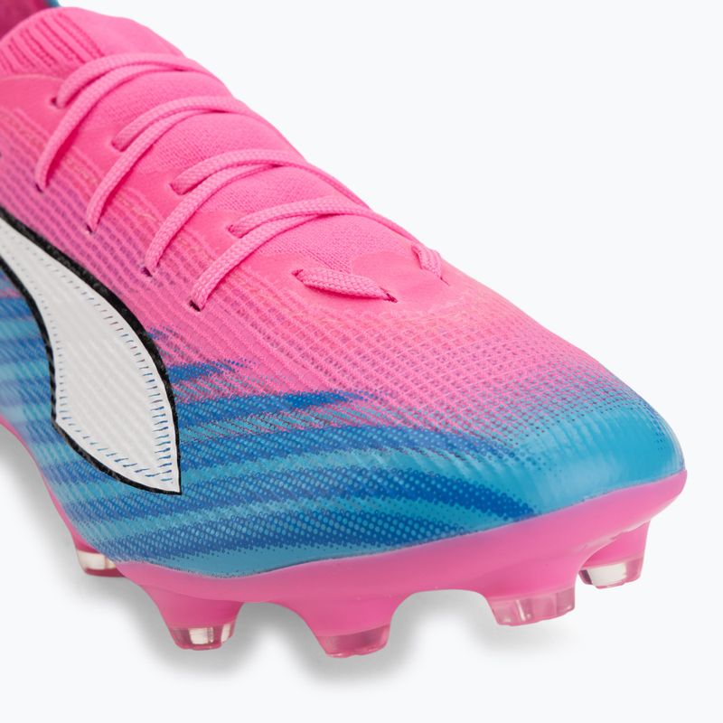 Kinder Fußballschuhe PUMA Ultra 6 Pro Jr FG/AG poison pink/puma white/sunstream/bright aqua/puma black 7
