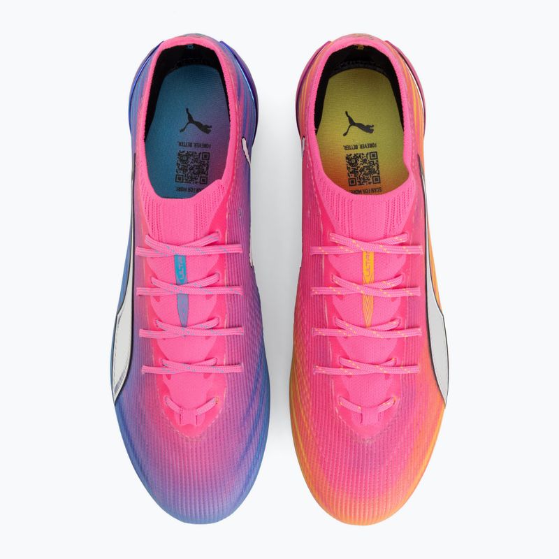 Fußballschuhe PUMA Ultra 6 Ultimate FG poison pink/puma white/sun stream/bright aqua/puma black 5