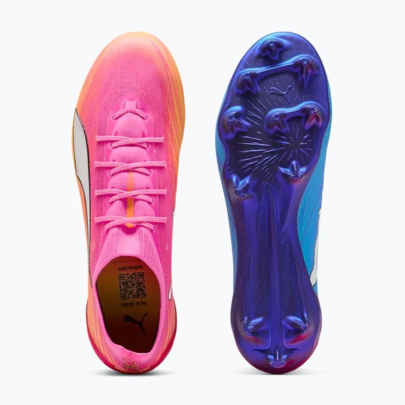 Fußballschuhe PUMA Ultra 6 Ultimate FG poison pink/puma white/sun stream/bright aqua/puma black 5