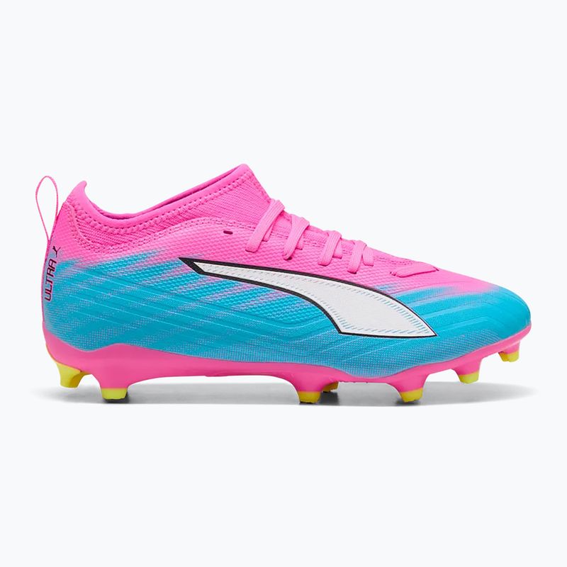 Kinder Fußballschuhe PUMA Ultra 6 Match FG/AG Jr poison pink/puma white/sun stream/bright aqua/puma black 3