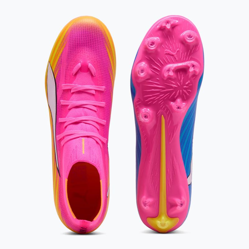 Fußballschuhe PUMA Ultra 6 Match + FG/AG poison pink/puma white/sun stream/bright aqua/puma black 5