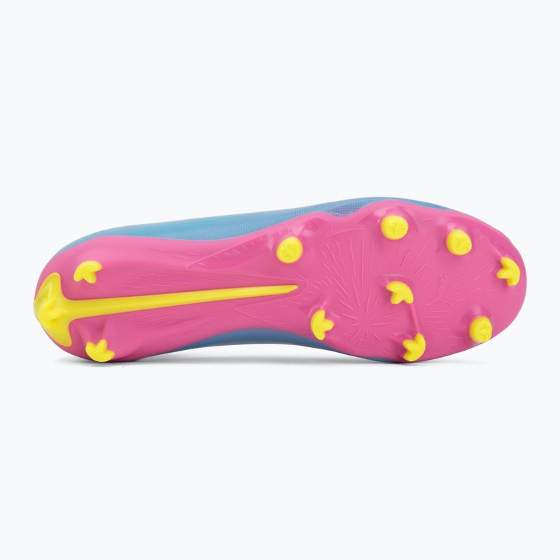 Kinder Fußballschuhe PUMA Ultra 6 Play FG/AG Jr poison pink/puma white/sun stream/bright aqua/puma black 4