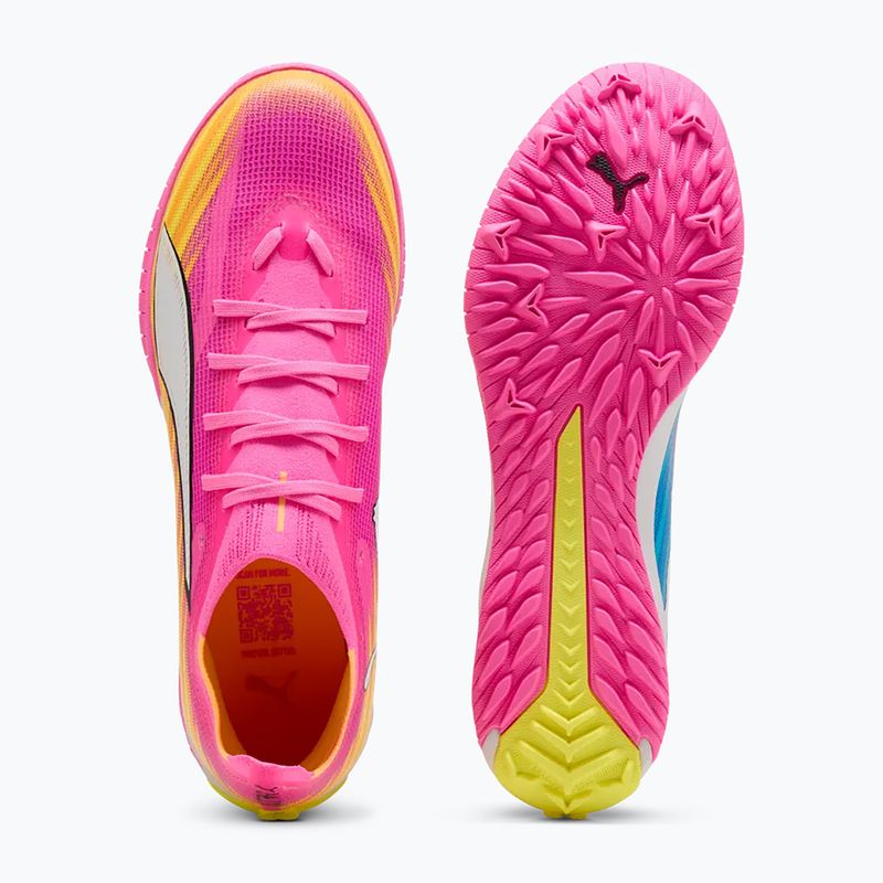Fußballschuhe PUMA Ultra 6 Match TT poison pink/puma white/sun stream/bright aqua/puma black 3