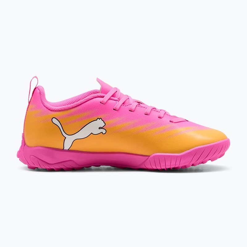 Kinder Fußballschuhe PUMA Ultra 6 Play TT Jr poison pink/puma white/sun stream/bright aqua/puma black 2