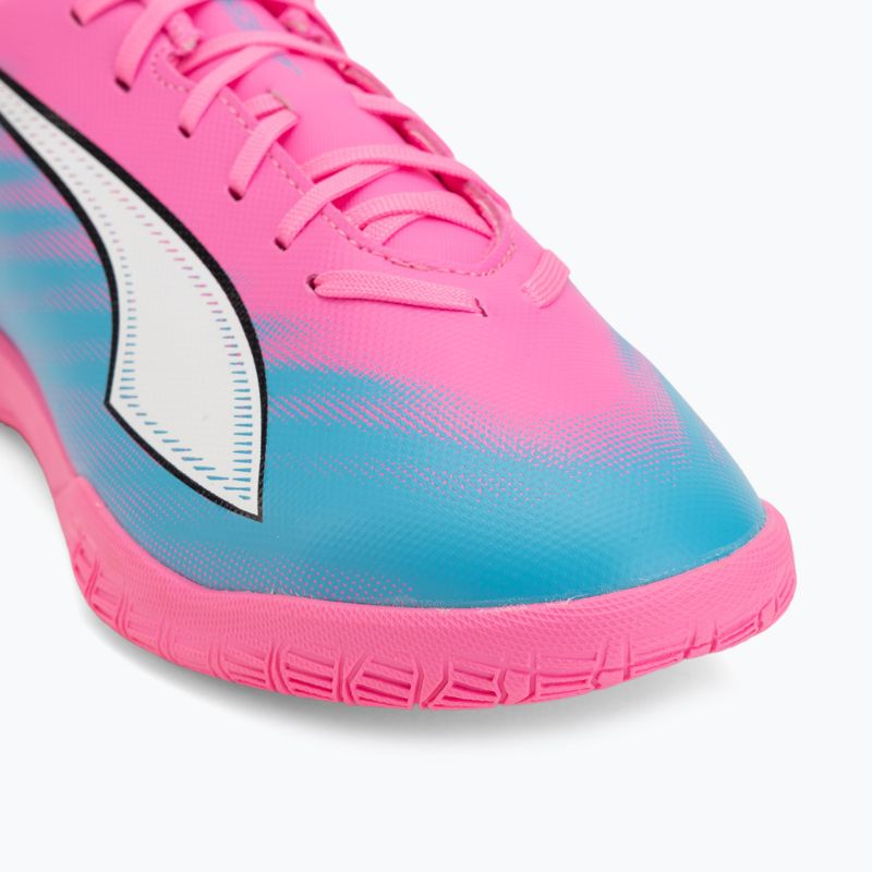 Kinder Fußballschuhe PUMA Ultra 6 Play It Jr poison pink/puma wht/sun stream/bright aqua/puma blk 7