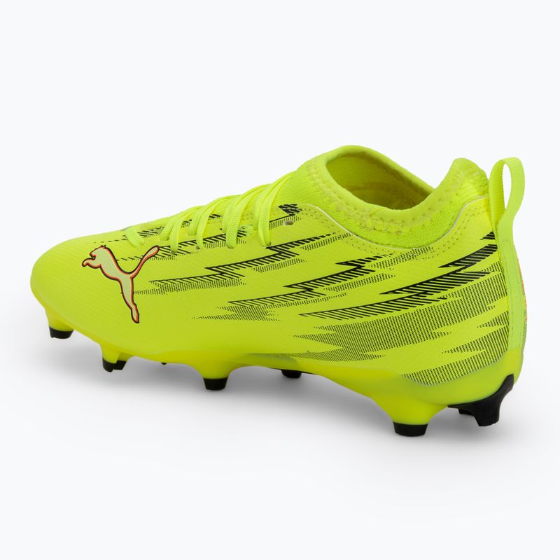 Kinder-Fußballschuhe PUMA Ultra 6 Match FG/AG Jr Yellow Alert/Puma Black/Glowing Red/Lime Squeeze 3