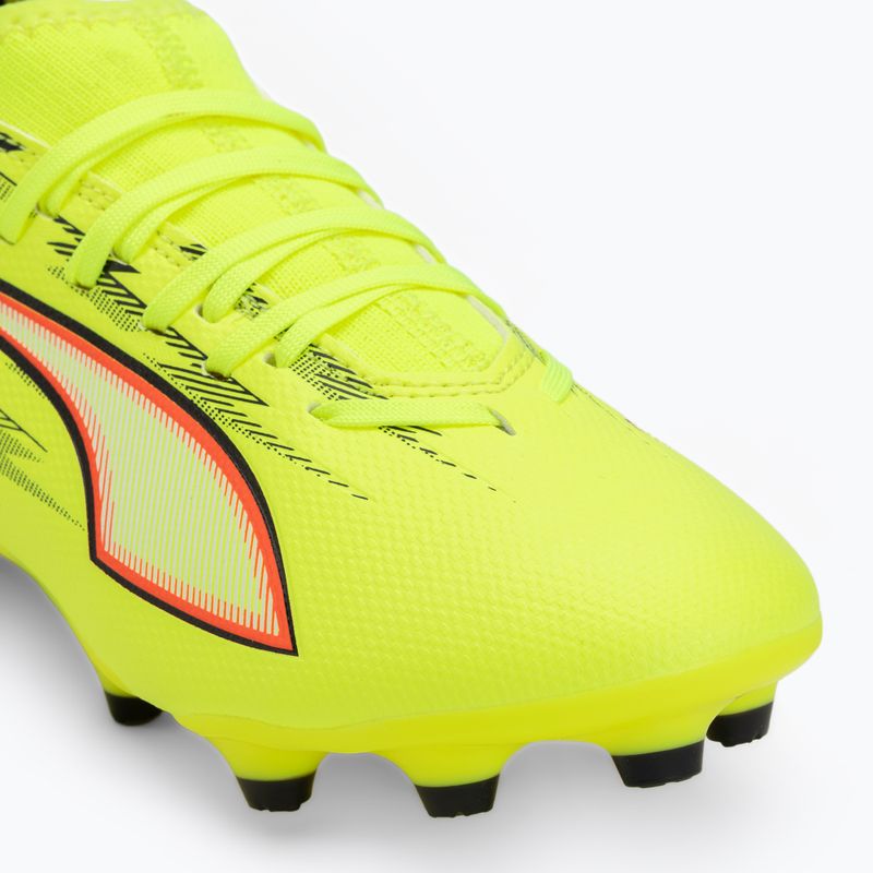 Kinder-Fußballschuhe PUMA Ultra 6 Match FG/AG Jr Yellow Alert/Puma Black/Glowing Red/Lime Squeeze 7