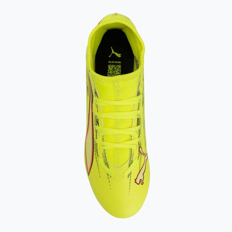 Fußballschuhe PUMA Ultra 6 Play+ FG/AG yellow alert/puma black/glowing red/lime squeeze 5