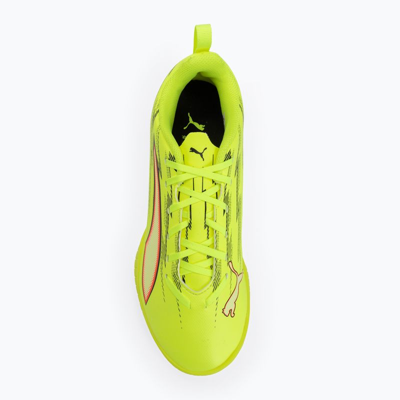 Kinder-Fußballschuhe PUMA Ultra 6 Play TT Jr yellow alert/puma black/glowing red/lime squeeze 5