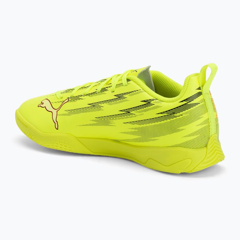 Kinder-Fußballschuhe PUMA Ultra 6 Play IT Jr Yellow Alert/Puma Black/Glowing Red/Lime Squeeze 3