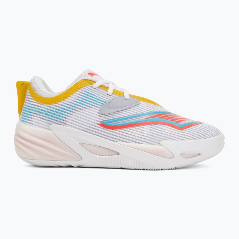 Basketballschuhe PUMA All-Pro NITRO 2 puma white/sunblaze 2