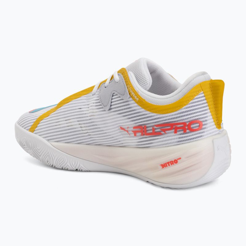 Basketballschuhe PUMA All-Pro NITRO 2 puma white/sunblaze 3