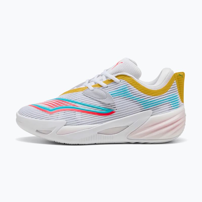 Basketballschuhe PUMA All-Pro NITRO 2 puma white/sunblaze