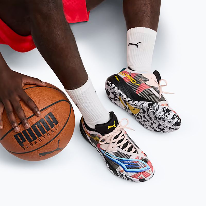 Basketballschuhe PUMA All-Pro NITRO 2 puma black/jasmine flower 7