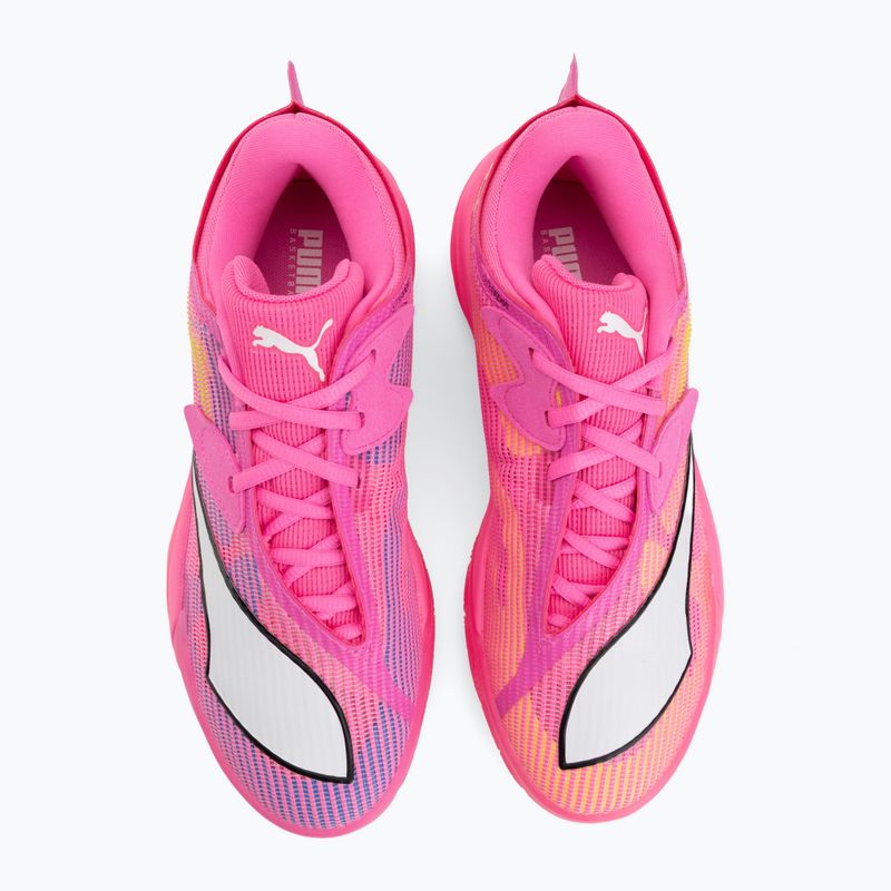 Basketballschuhe PUMA All-Pro NITRO 2 Showtime poison pink/bright aqua/lime squeeze 5