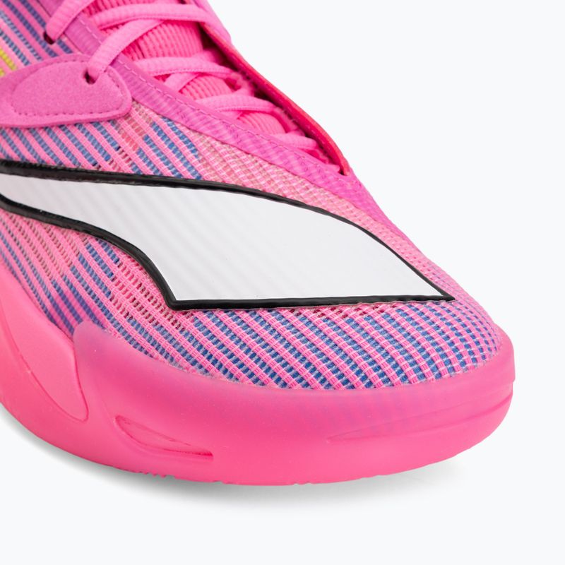 Basketballschuhe PUMA All-Pro NITRO 2 Showtime poison pink/bright aqua/lime squeeze 7