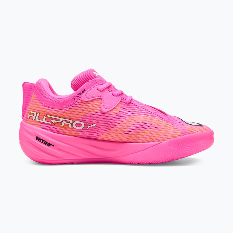 Basketballschuhe PUMA All-Pro NITRO 2 Showtime poison pink/bright aqua/lime squeeze 2